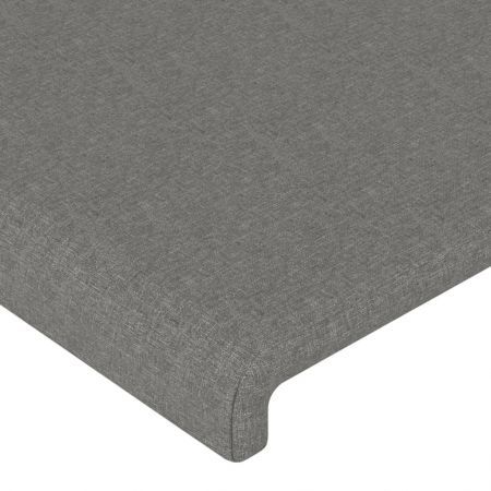 Headboards 2 pcs Dark Grey 80x5x78/88 cm Fabric