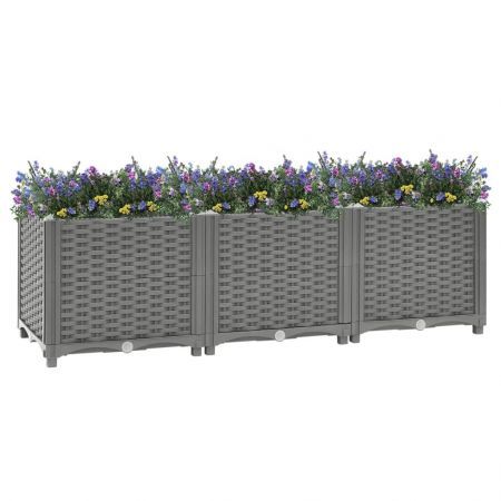 Raised Bed 120x40x38 cm Polypropylene