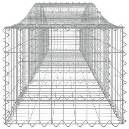 Arched Gabion Basket 400x50x40/60 cm Galvanised Iron