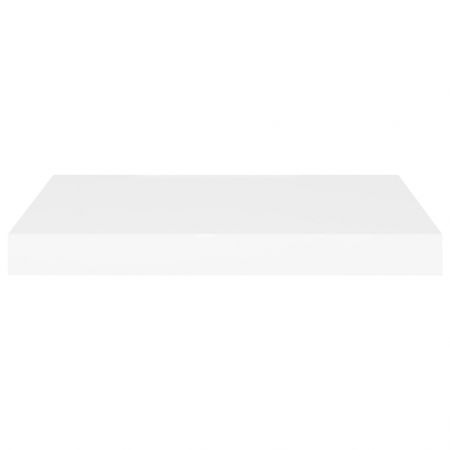 Floating Wall Shelf White 50x23x3.8 cm MDF