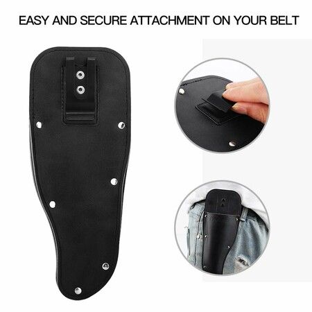 Garden Pruner Sheath Pruner Tool Holster Protective Case Cover Scabbard for Gardening Pruning Shears Scissor-Black