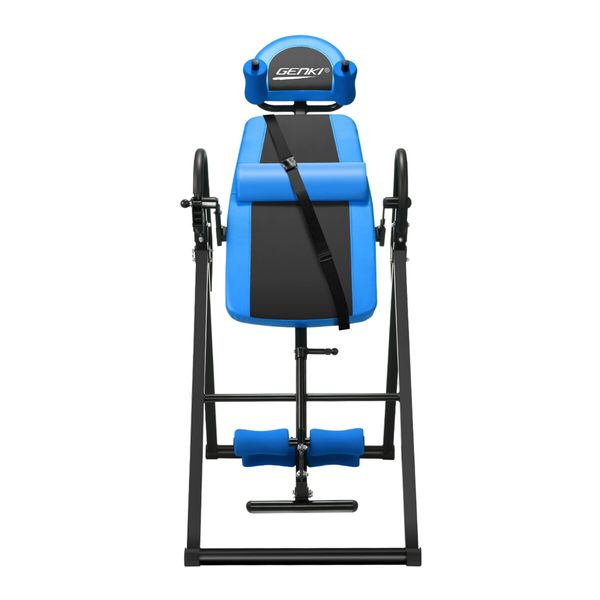 Genki Inversion Table Back Stretching Gravity Inverter Exercise Machine Home Gym Fitness Equipment Stretcher Foldable