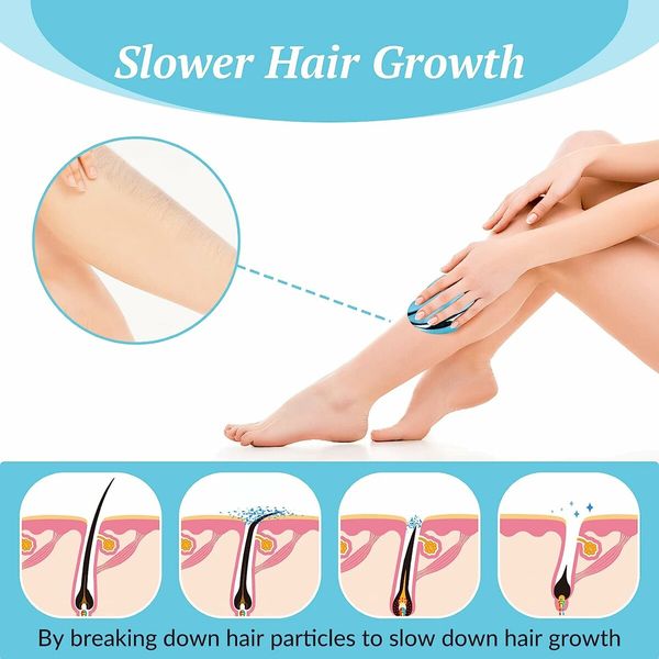 Crystal Hair Eraser, Crystal Hair Removal Painless Exfoliation, Hair Remover Tool