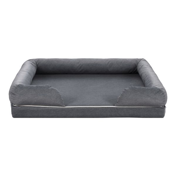 Dog Bed Orthopedic Pet Cat Calming Sofa Couch Memory Foam Cushion Large Mattress Waterproof Liner Removable Washable Cover Bolster Lounger