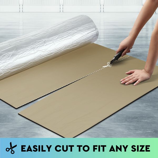 Car Sound Deadener Deadening Proofing Mat Noise Dampening DIY Van Boat Truck Heat Shield Insulation Roll 5mm 5sq m 1x5m