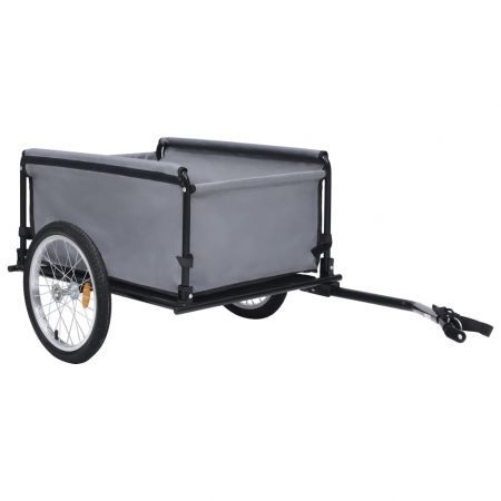 Bike Cargo Trailer Black and Blue 65 kg