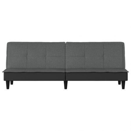 Sofa Bed Dark Grey Fabric