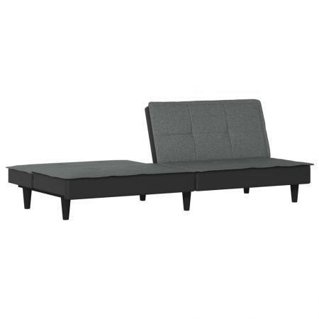 Sofa Bed Dark Grey Fabric