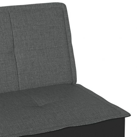 Sofa Bed Dark Grey Fabric