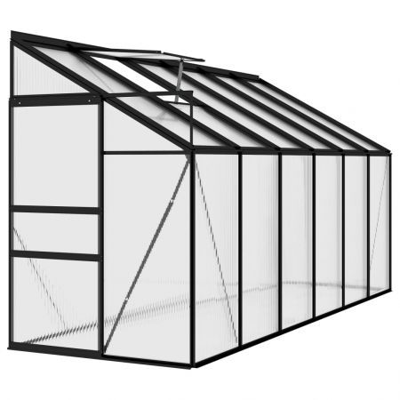 Greenhouse Anthracite Aluminium 7.44 m³