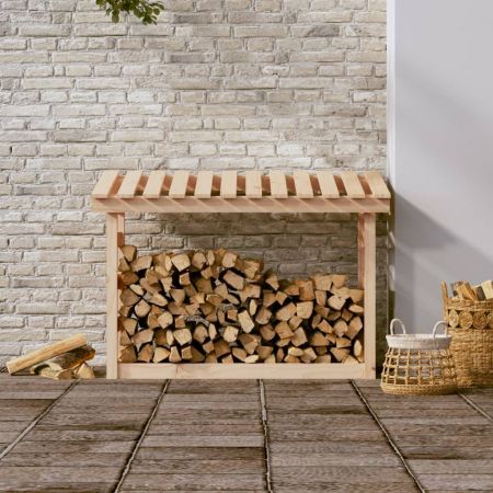 Firewood Rack 108x64.5x78 cm Solid Wood Pine