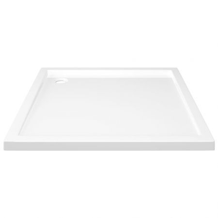 Square ABS Shower Base Tray White 80x80 cm