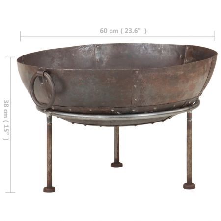 Rustic Fire Pit Ø 60 cm Iron