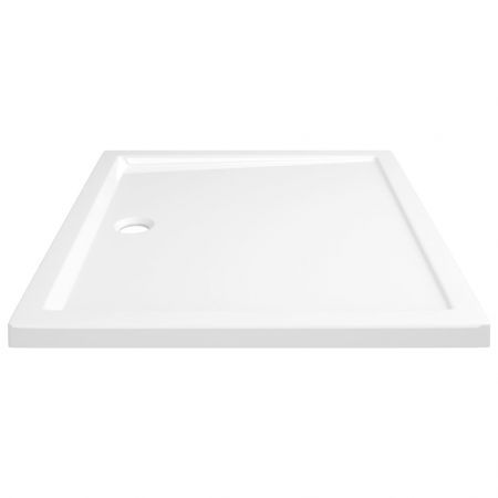 Rectangular ABS Shower Base Tray White 80x90 cm