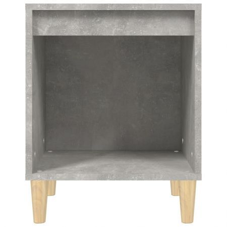 Bedside Cabinet Concrete Grey 40x35x50 cm