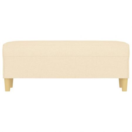 Bench Cream 100x35x41 cm Fabric