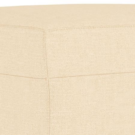 Bench Cream 100x35x41 cm Fabric