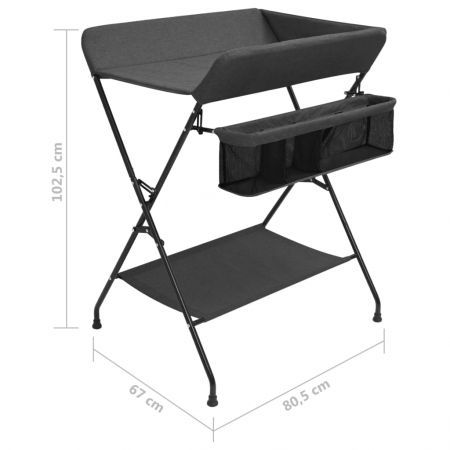 Changing Table Anthracite Iron