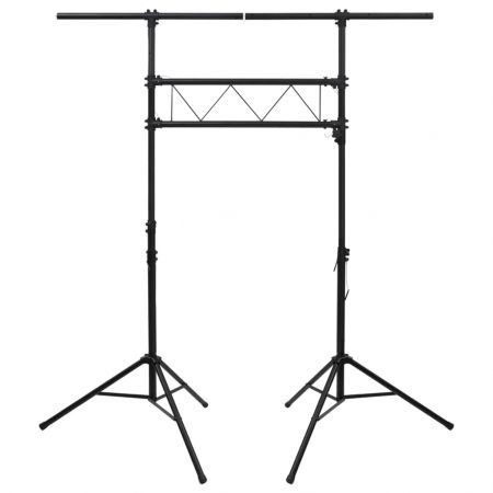 Light Stand Black 238x115x(180-300) cm Steel