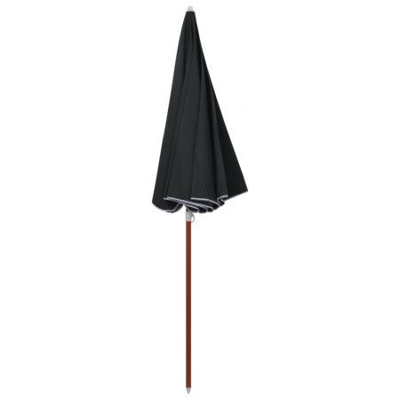 Parasol with Steel Pole 240 cm Anthracite