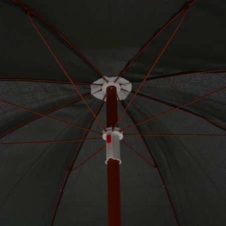 Parasol with Steel Pole 240 cm Anthracite