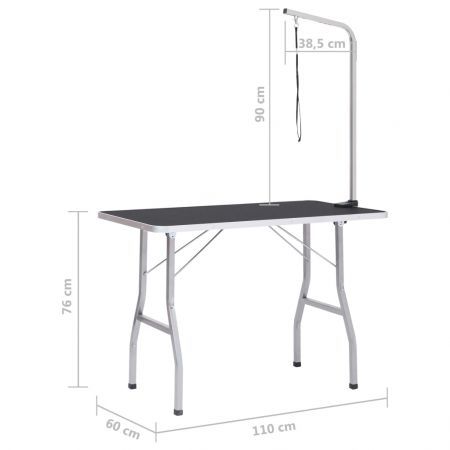 Adjustable Dog Grooming Table with 1 Loop