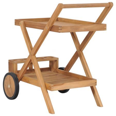 Tea Trolley Solid Teak Wood