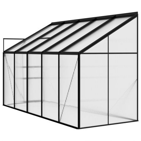 Greenhouse Anthracite Aluminium 6.23 m³