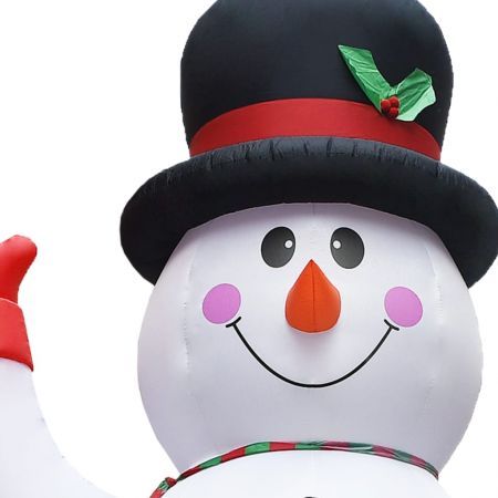 Christmas Inflatable Snowman with LED IP44 600 cm XXL