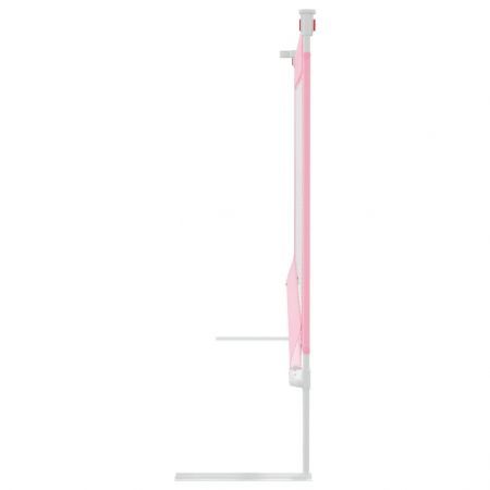 Toddler Safety Bed Rail Pink 180x25 cm Fabric