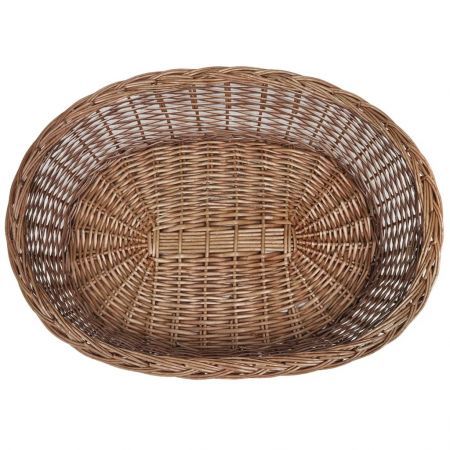 Willow Dog Basket/Pet Bed Natural 90 cm