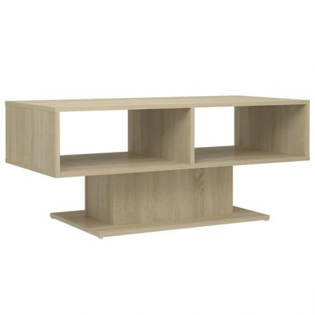 Coffee Table Sonoma Oak 103.5x50x44.5 cm Engineered Wood