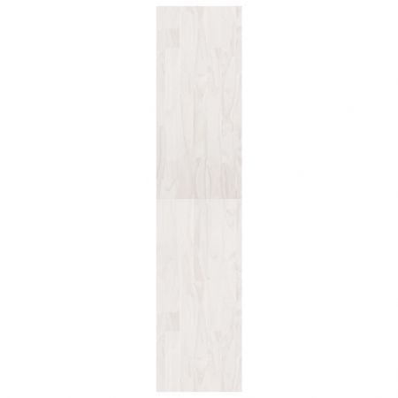 Book Cabinet Room Divider White 40x30x135.5 cm Pinewood