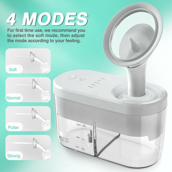 Ear Wax Removal, Electric Ear Irrigator Kit with 4 Pressure Modes, Safe and Effective Ear Wax Removal Tool, Ear Rinse Kit (white)