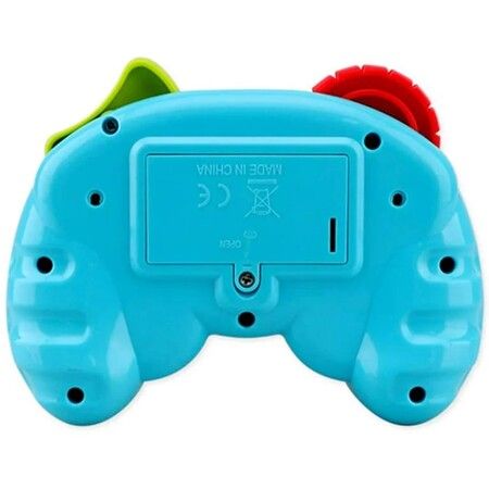 Electric Baby Game Controller Toy, Multifunctional Electric Baby Game Controller Toy Light Music Learning Educational Toys Baby Gift,Blue