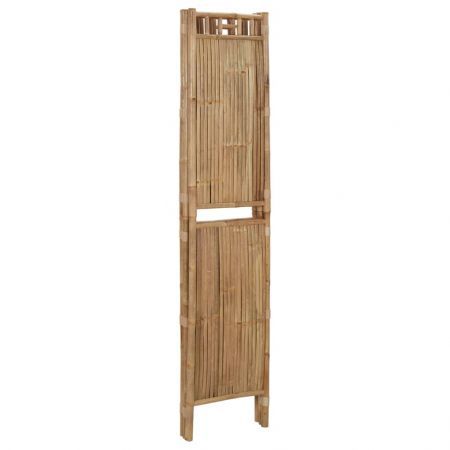 3-Panel Room Divider Bamboo 120x180 cm