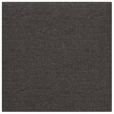 Wall Panels 12 pcs Dark Grey 30x30 cm Fabric 1.08 m²