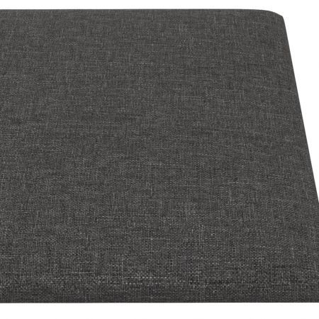 Wall Panels 12 pcs Dark Grey 60x30 cm Fabric 2.16 m²