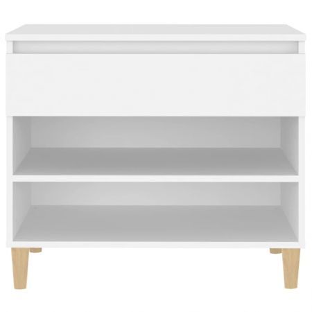 Shoe Cabinet White 70x36x60 cm Engineered Wood