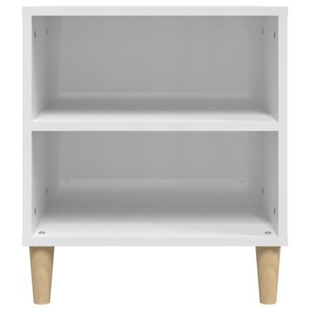 TV Cabinet High Gloss White 102x44.5x50 cm Engineered Wood