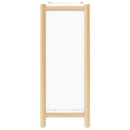 Shoe Cabinet White 57.5x33x80 cm Engineered Wood