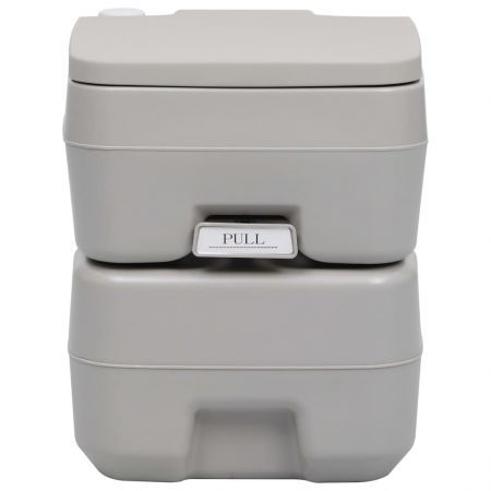 Portable Camping Toilet Grey 20+10 L