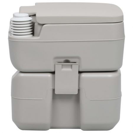 Portable Camping Toilet Grey 20+10 L