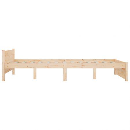 Bed Frame Solid Wood 137x187 Double Size