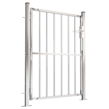 Garden Gate 100x125 cm Stainless Steel