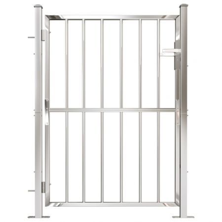 Garden Gate 100x125 cm Stainless Steel