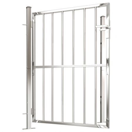 Garden Gate 100x125 cm Stainless Steel