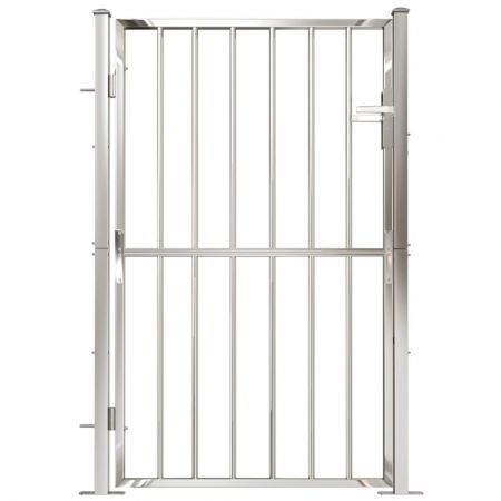 Garden Gate 100x150 cm Stainless Steel