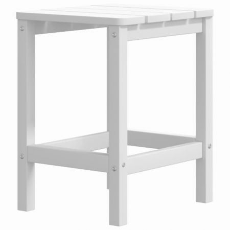 Garden Adirondack Table White 38x38x46 cm HDPE