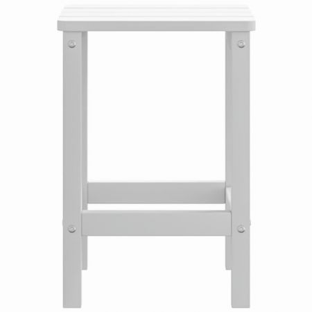 Garden Adirondack Table White 38x38x46 cm HDPE